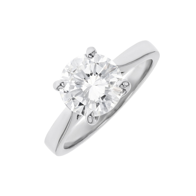 Acheter Solitaire diamant 2.04 carats en or blanc Bon état - 24500 Solitaire diamant 2.04 carats en or blanc Bon état - reconditionné disponible sur Gemme Les Bijoux